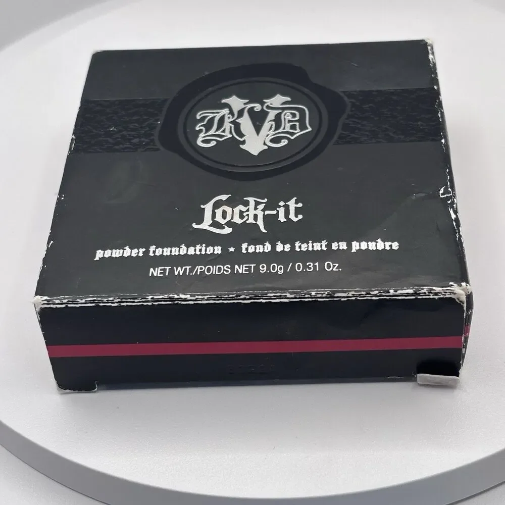 KVD KAT VON D Beauty Lock-It Powder Foundation 0.31oz Deep  210 Discontinued